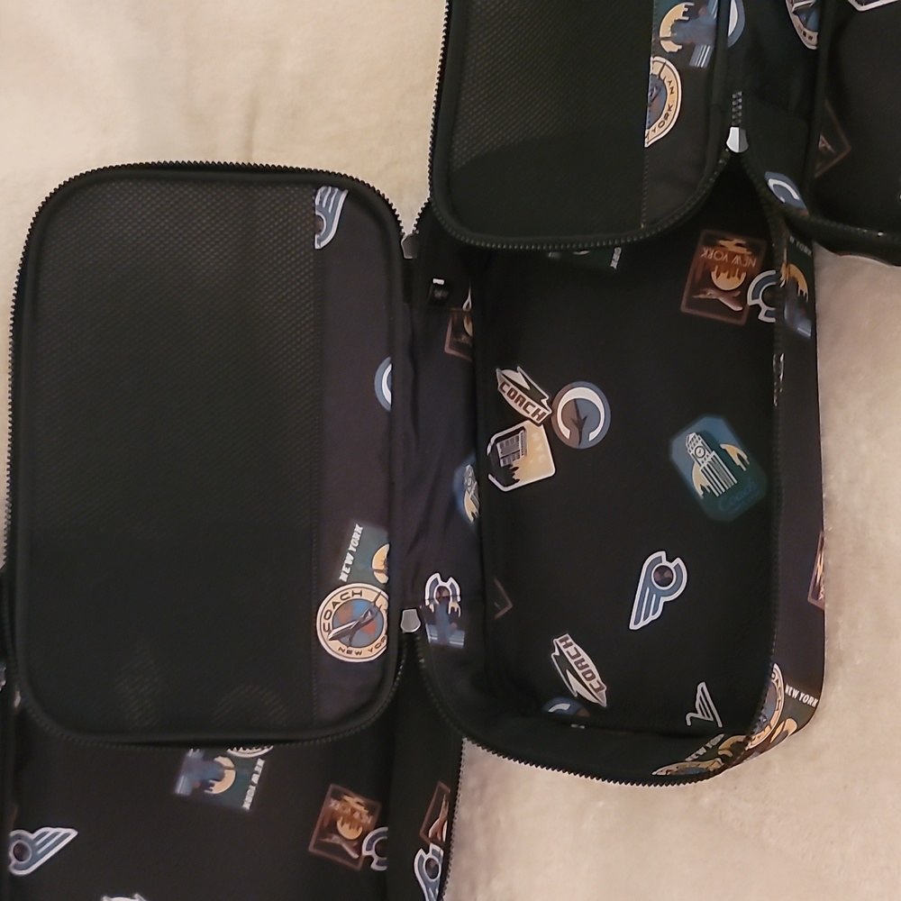 Coach Packing Cube Set With Travel Patches - Picture 7 of 9